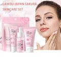LAIKOU Sakura 3-Piece Hydrating Skin Care Set – Serum, Eye Cream