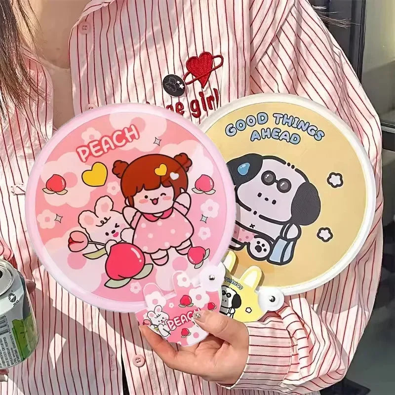 Mini Handheld Folding Fan – Portable Chinese Style Summer Fan