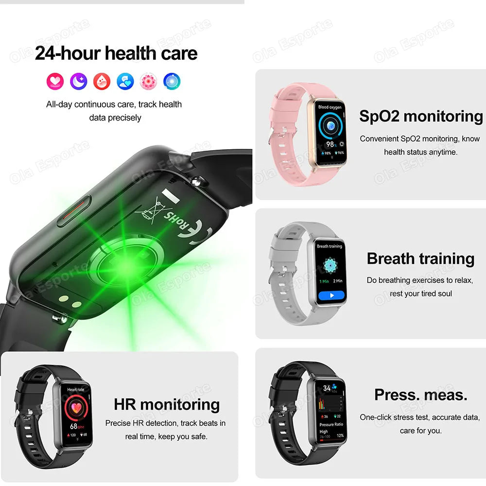 Ola Esporte Sports Smart Watch AMOLED NFC Bluetooth Call