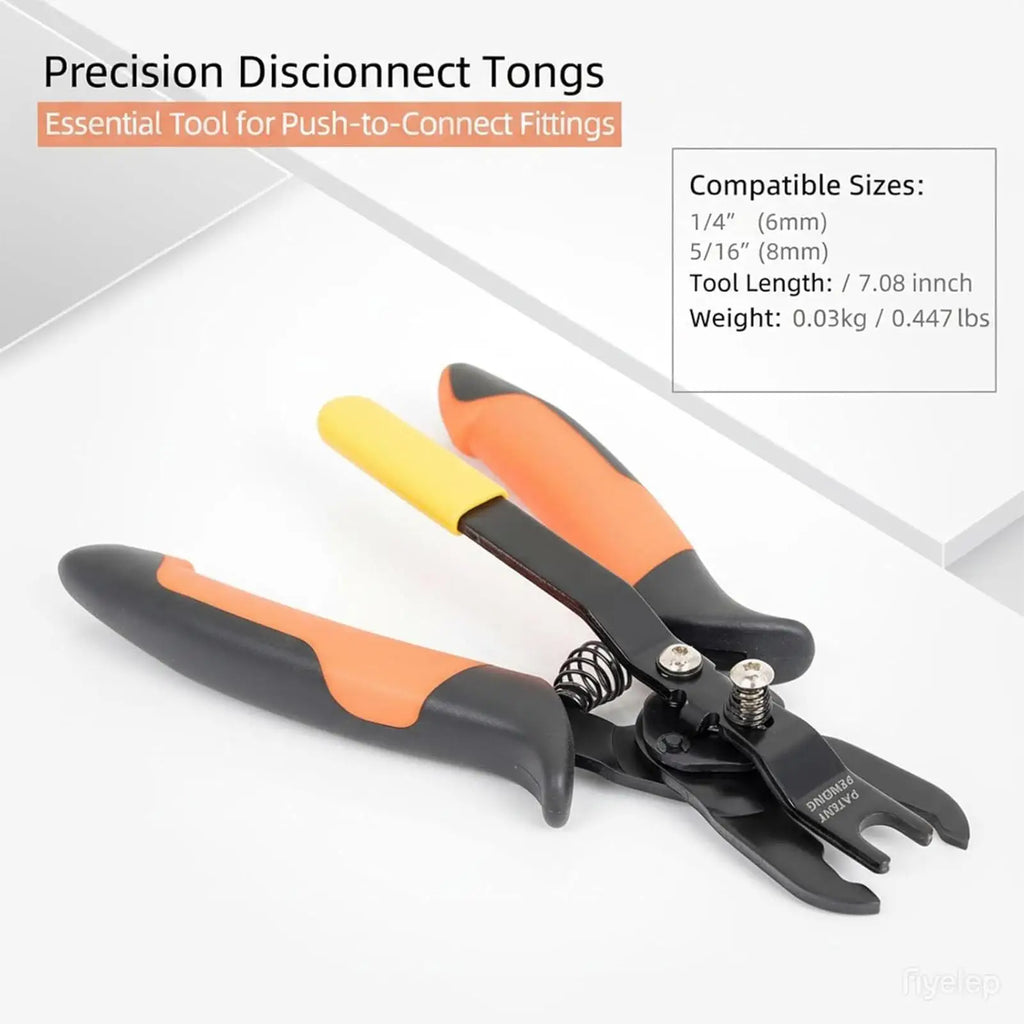 Pneumatic Disconnect Pliers | Push-to-Connect Fitting Removal Tool