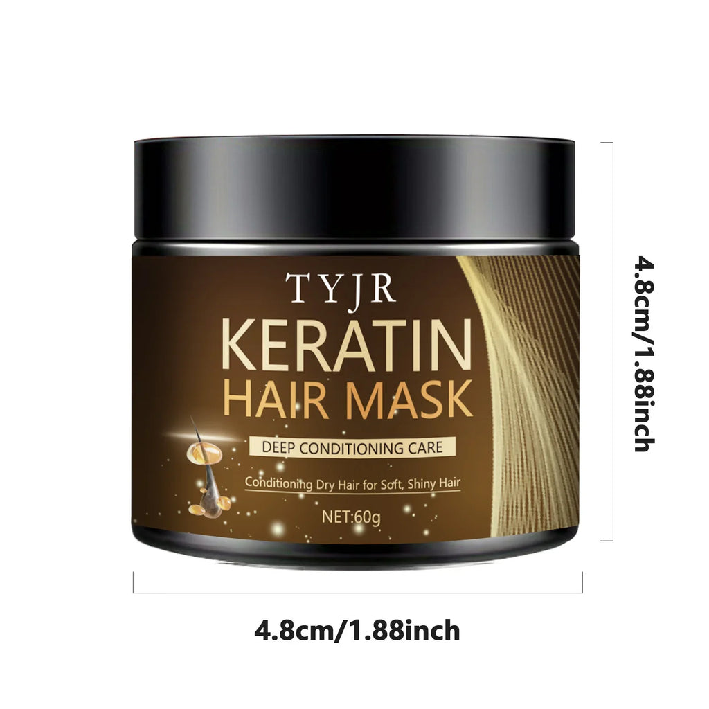 Keratin Hair Mask Deep Repair Treatment – All Hair Types 60g