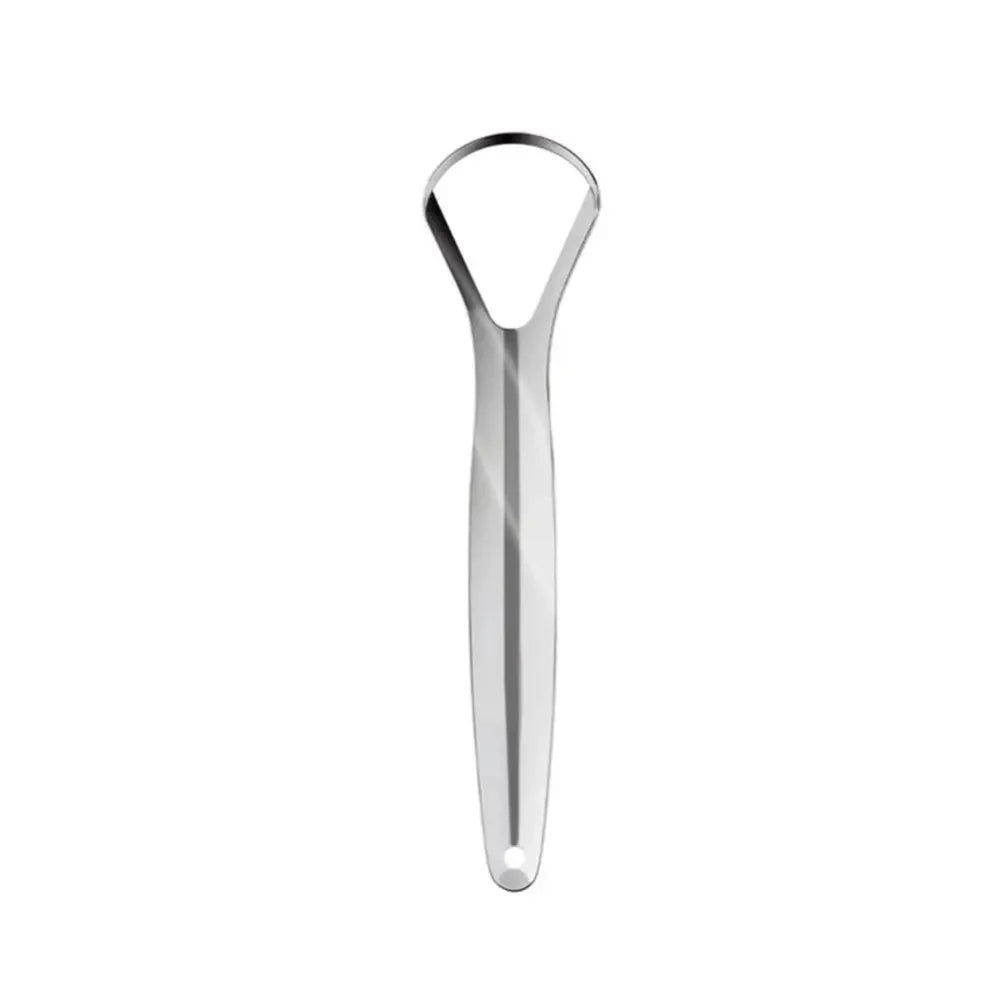 Stainless Steel Tongue Scraper – Reusable Oral Care Tool