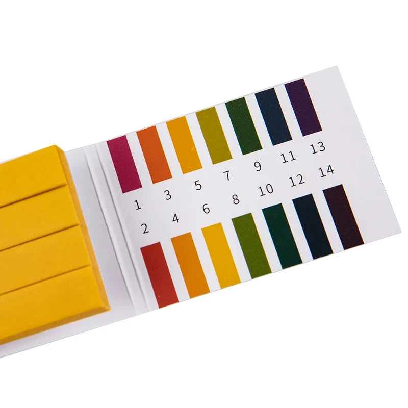80 pH Test Strips 1–14 | Water, Soil & Pool pH Indicator Kit