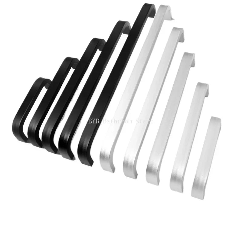 Black & Gold Aluminum Cabinet Handles | Drawer & Door Pulls