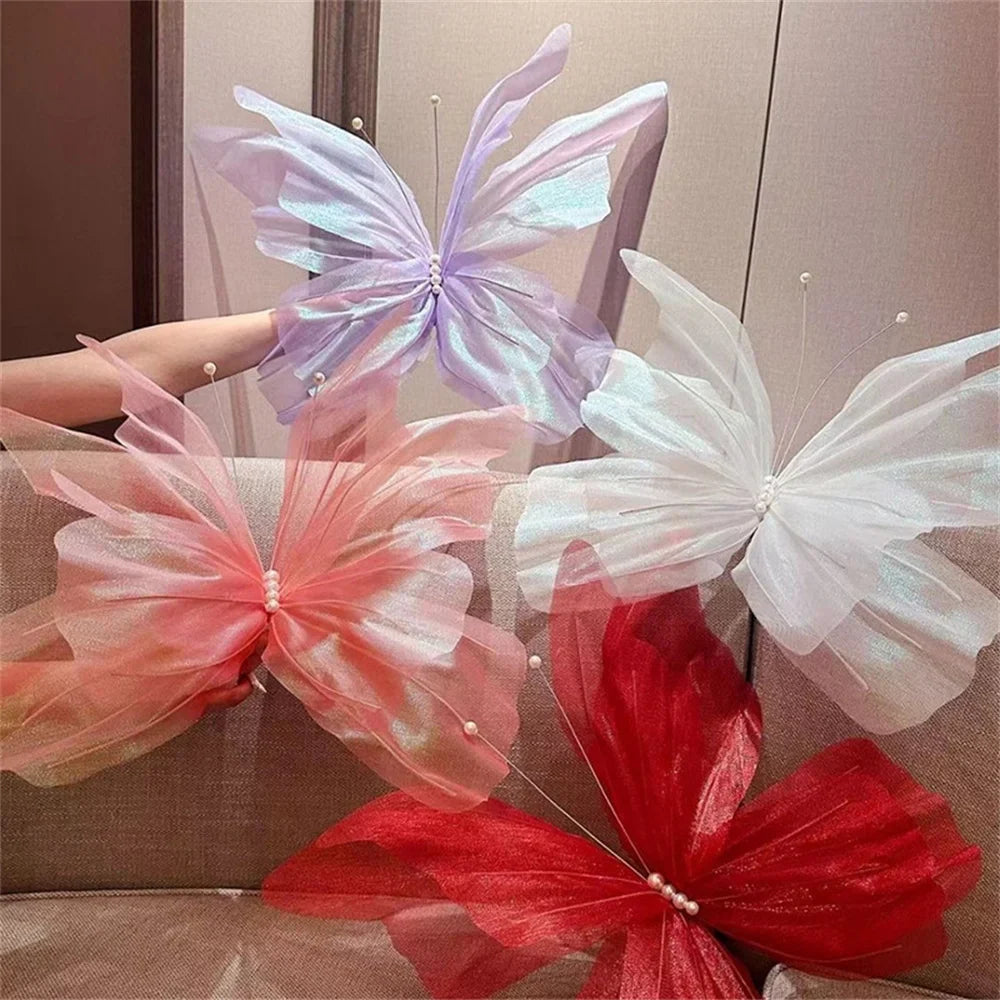 Big Simulation Butterfly 3D Outdoor Shopping Mall Wedding Festival
