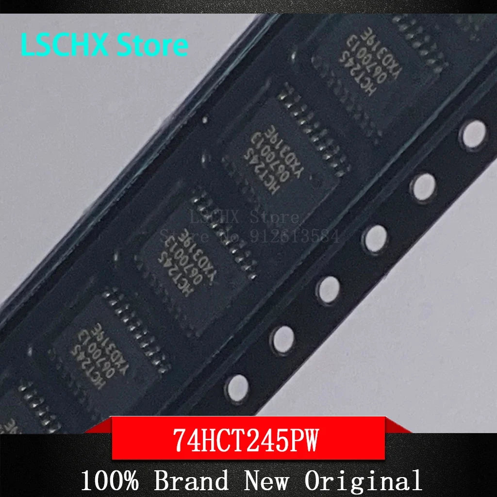 10Pcs 74HCT Logic ICs – HCT245 244 573 574 595 4051 TSSOP