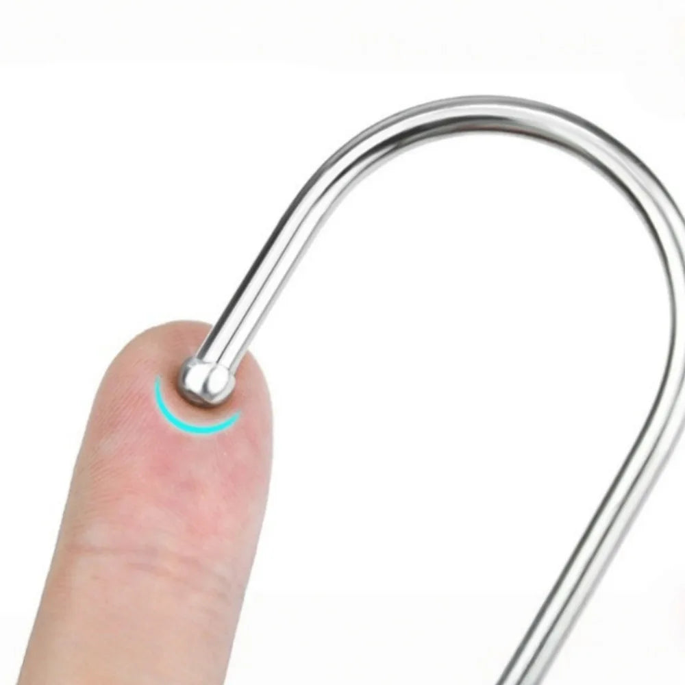 10-Pack Stainless Steel S Hooks – No-Drill Kitchen Organizer