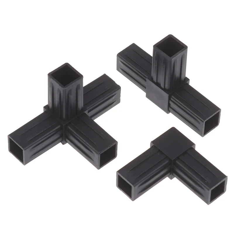 1 2 3 4- 5-way Cross Square Pipe Fittings 20X20Pipe Angle Code