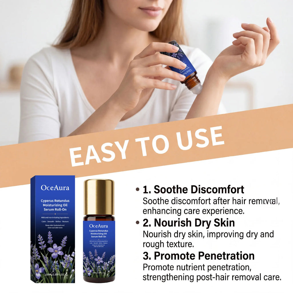 Roll-On Hair Removal Aftercare Oil – Organic Extract 50ml