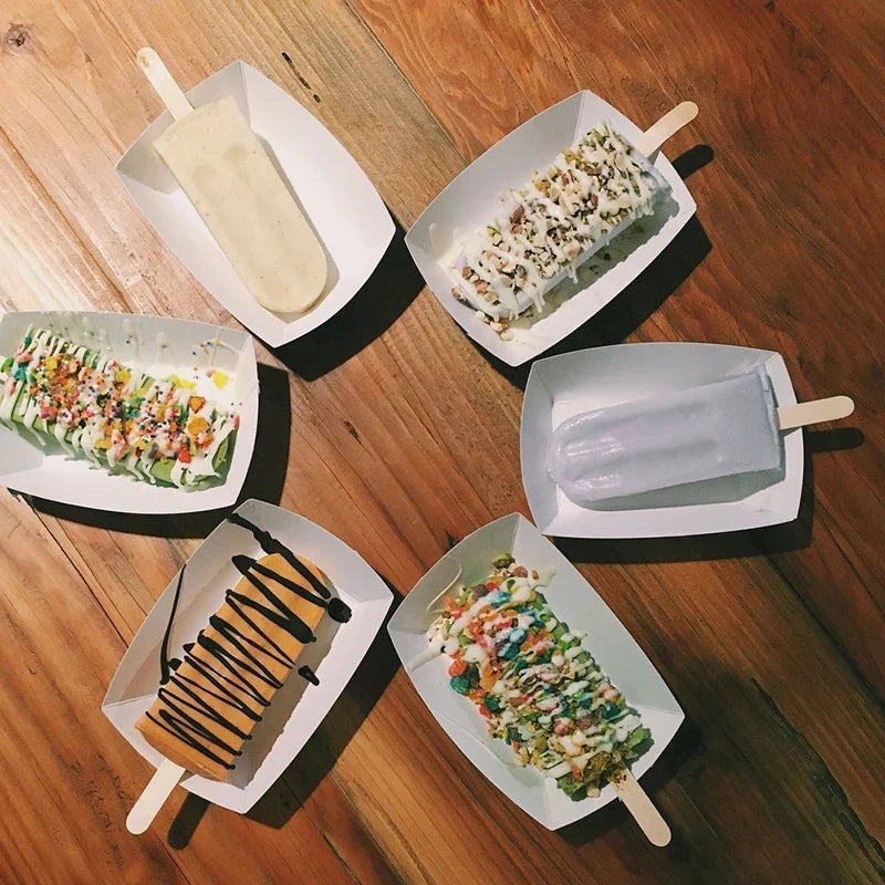 Craft Sticks Ice Cream Wooden Popsicle Stick Length Supports Pop