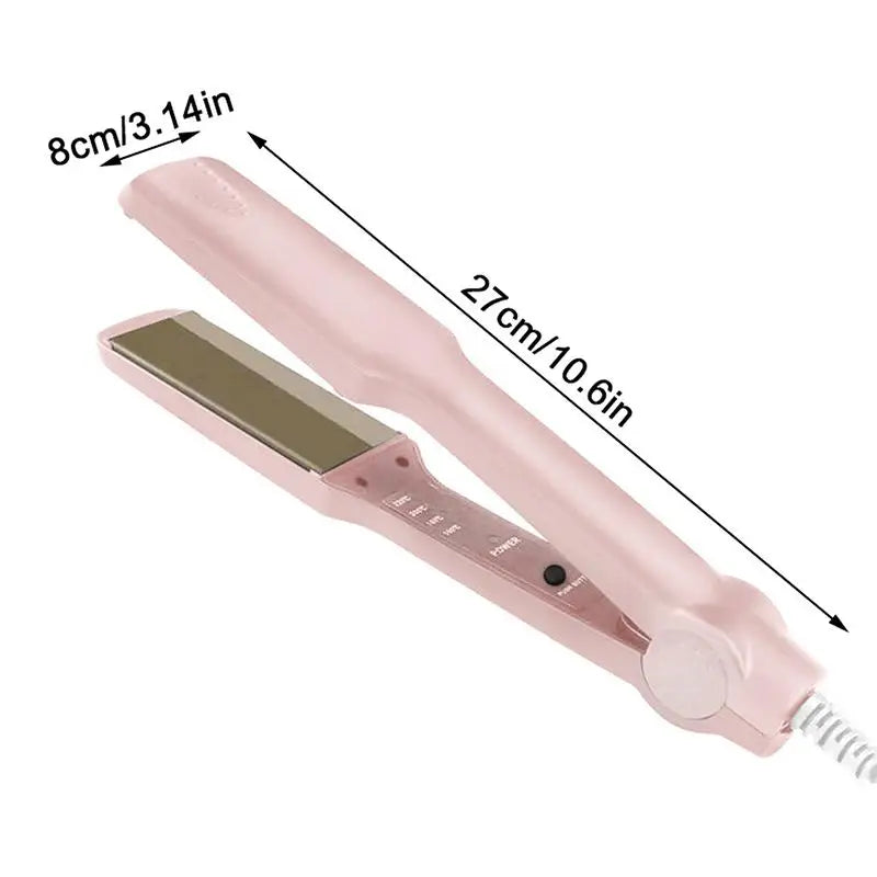 2-in-1 Ceramic Hair Straightener & Curling Iron | Fast Heat-Up