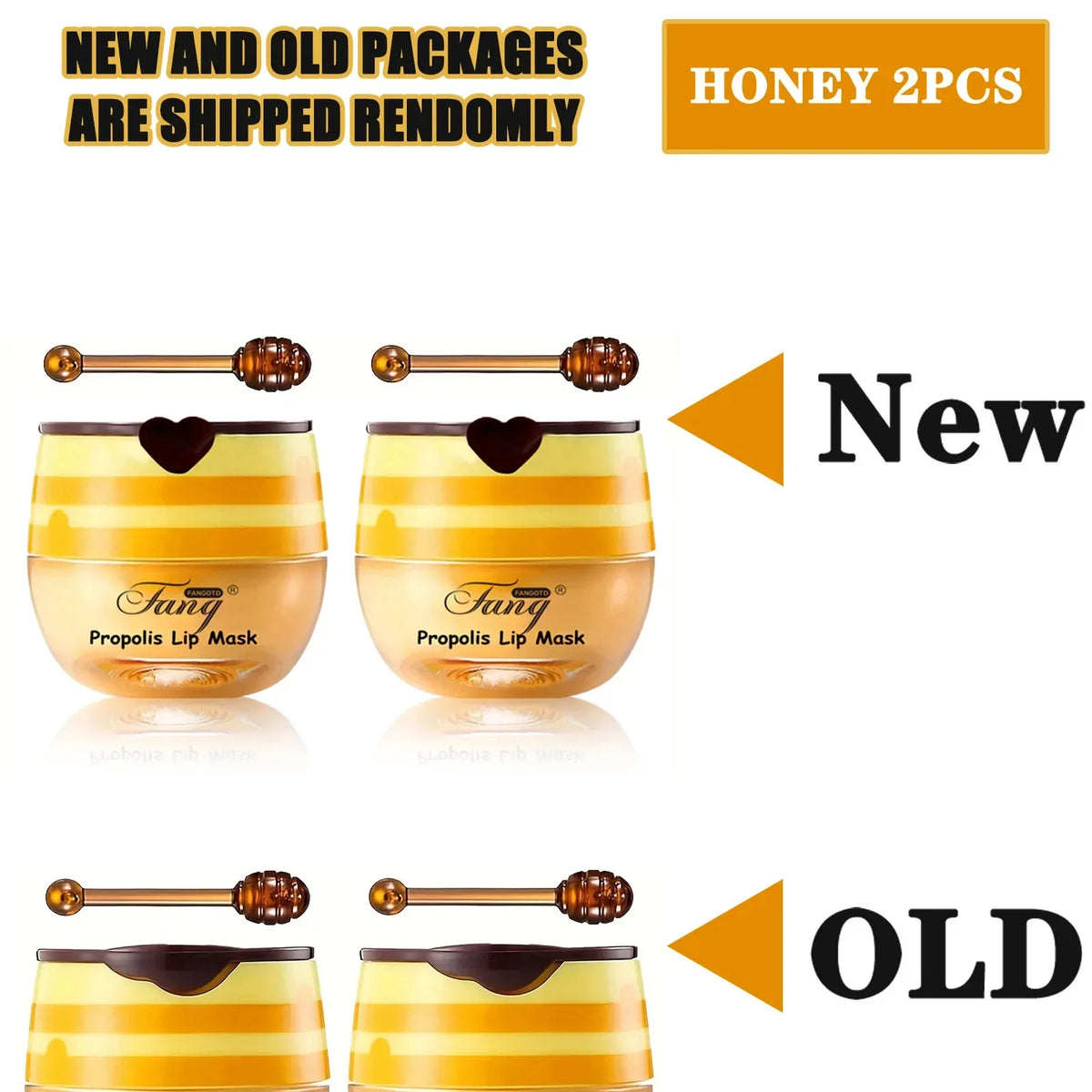 2-Pack Bee Balm Lip Balm – Exfoliating Lip Scrub & Sleeping Mask