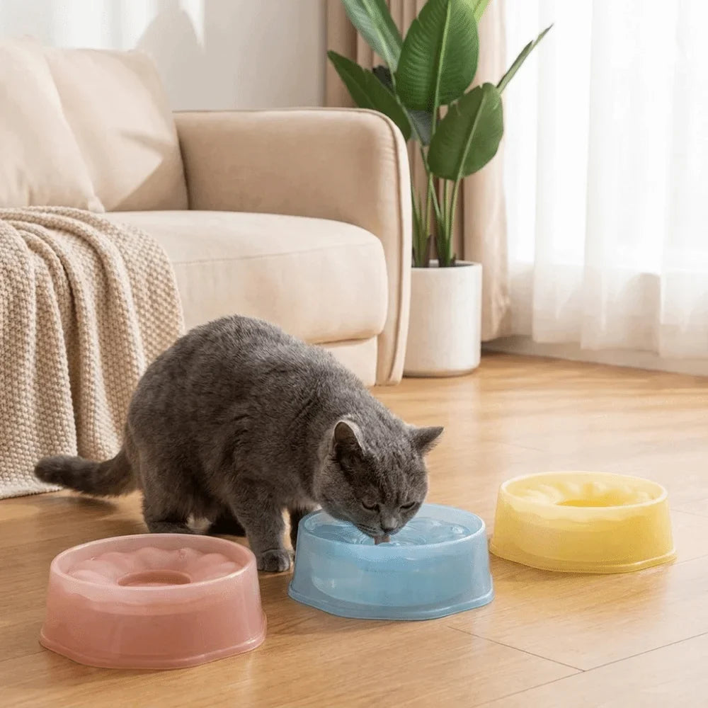 Floating Pet Water Bowl 1600ml – Spill-Proof Anti-Splash