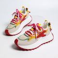 Women's Thick Sole Sneakers – Breathable Height Boost Casual Shoes