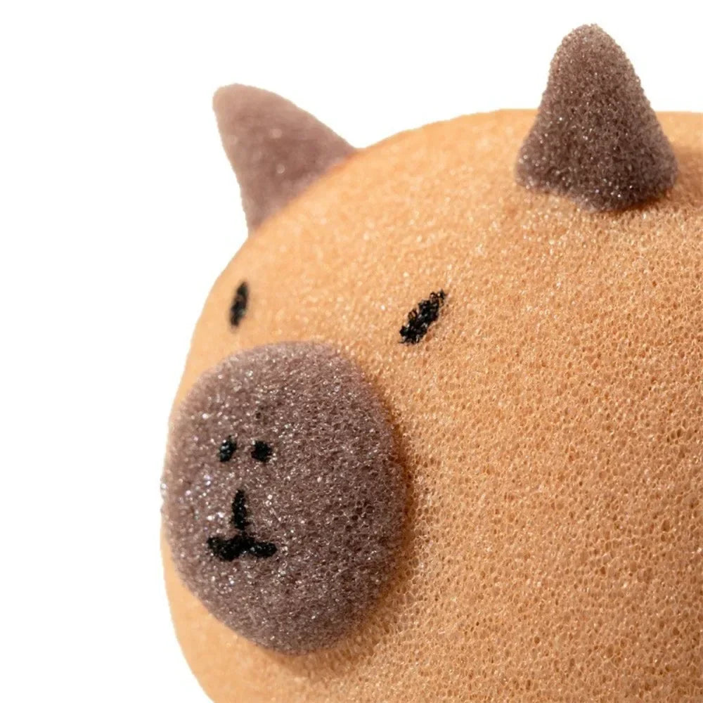 Animal Shaped Bath Sponge Ball Soft Foaming Back Scrubber Gentle