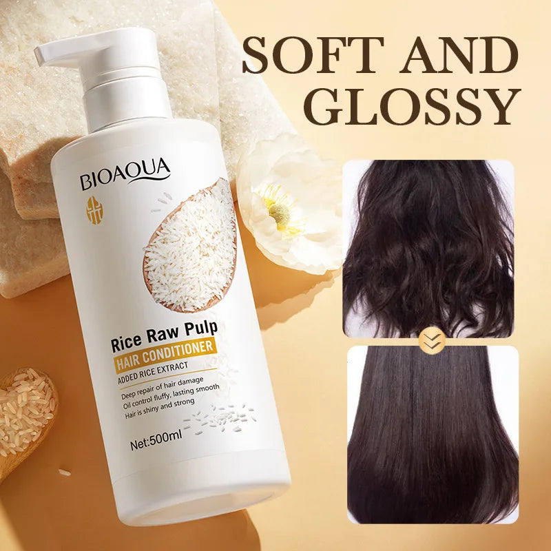Rice Conditioner 500ml – Repairs, Volumizes & Moisturizes Hair