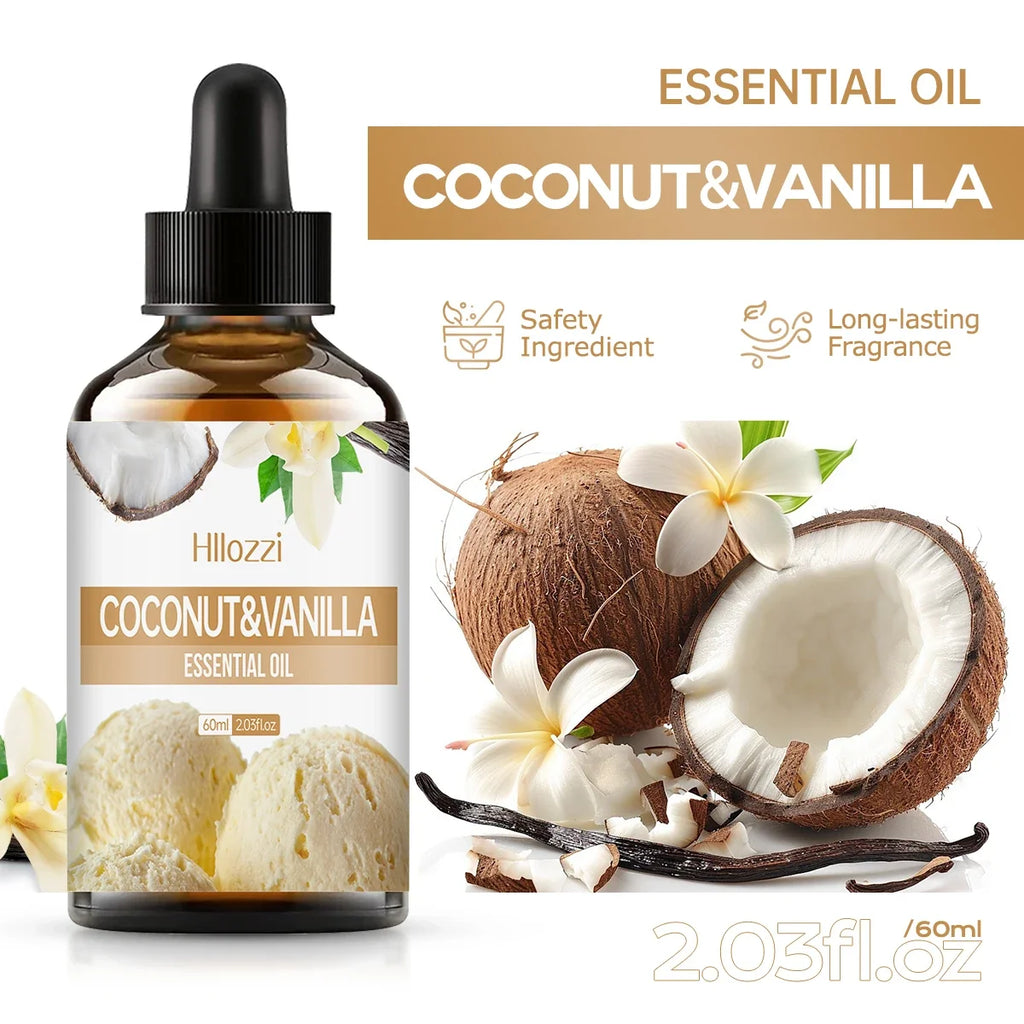 Coconut Vanilla Essential Oil – Aromatherapy, Skin & Hair Care