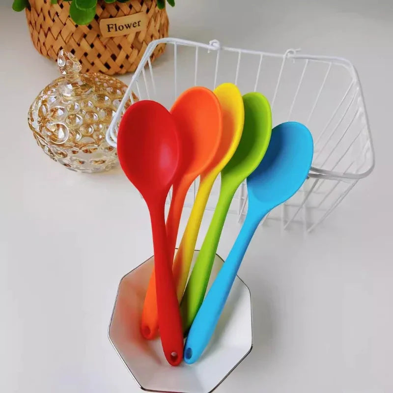 Food-Grade Silicone Mini Ladle Spoon | BPA-Free Kitchen Mixing