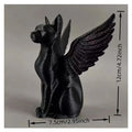 3D Print Creative Black Statue Ornament Werewolf Horse Cat Griffin