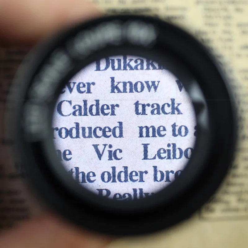 10X LED Magnifier with Scale & Optical Glass – Textile Loupe