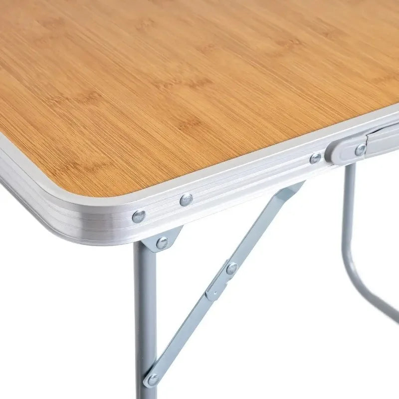 Folding Camping Table 70x60cm – Portable, 20kg, No Assembly