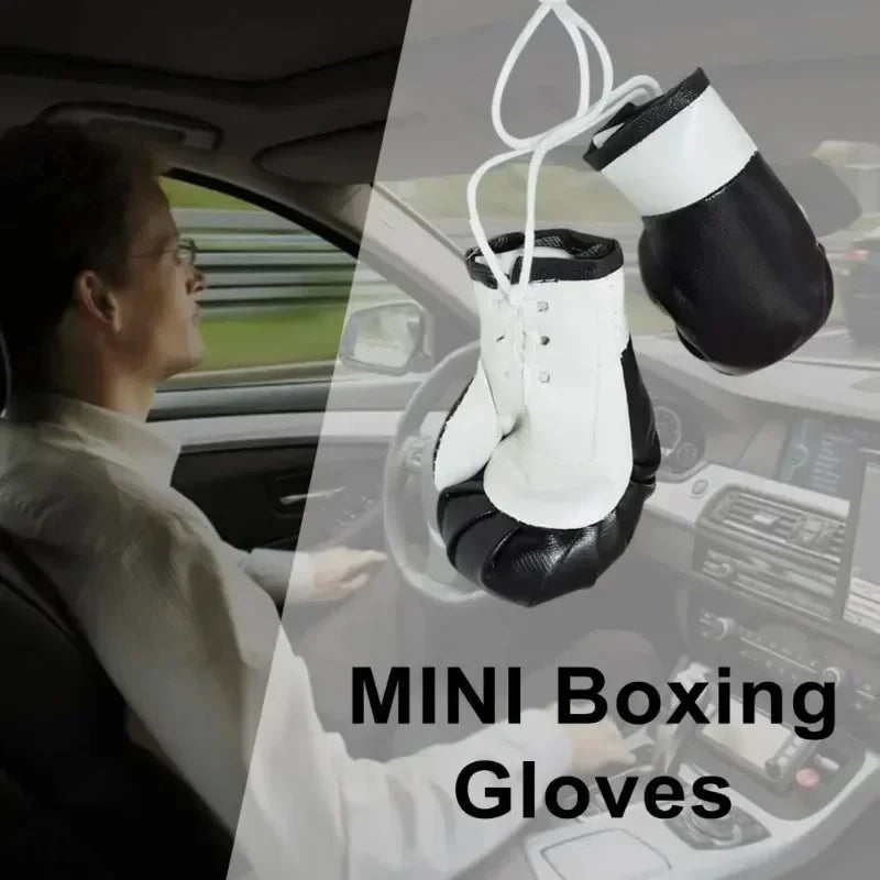 Miniature Boxing Gloves Punching Bag Backpack Hanging Pendant