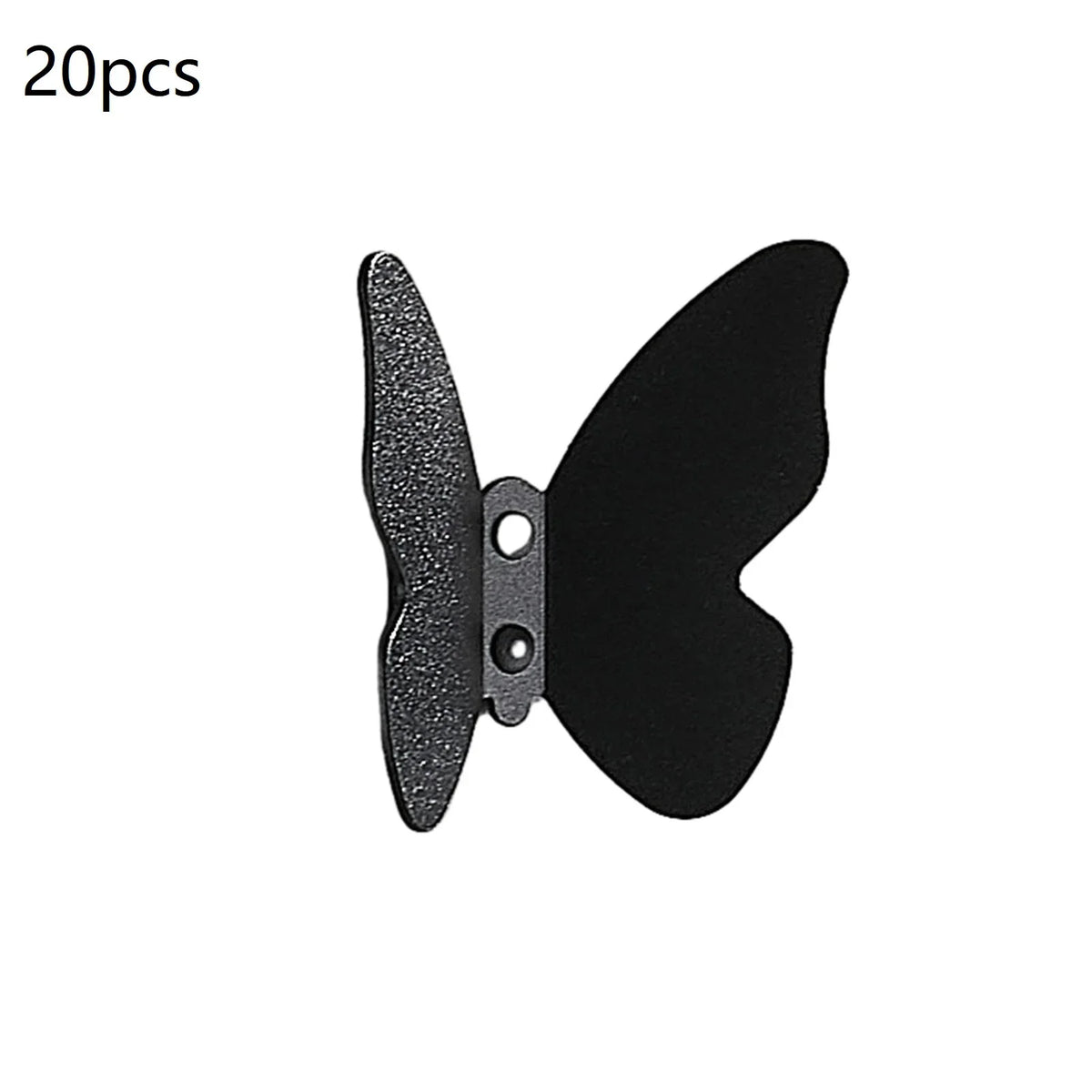 Butterfly Aluminum Alloy Wall Hook | Frosted Decorative Hook