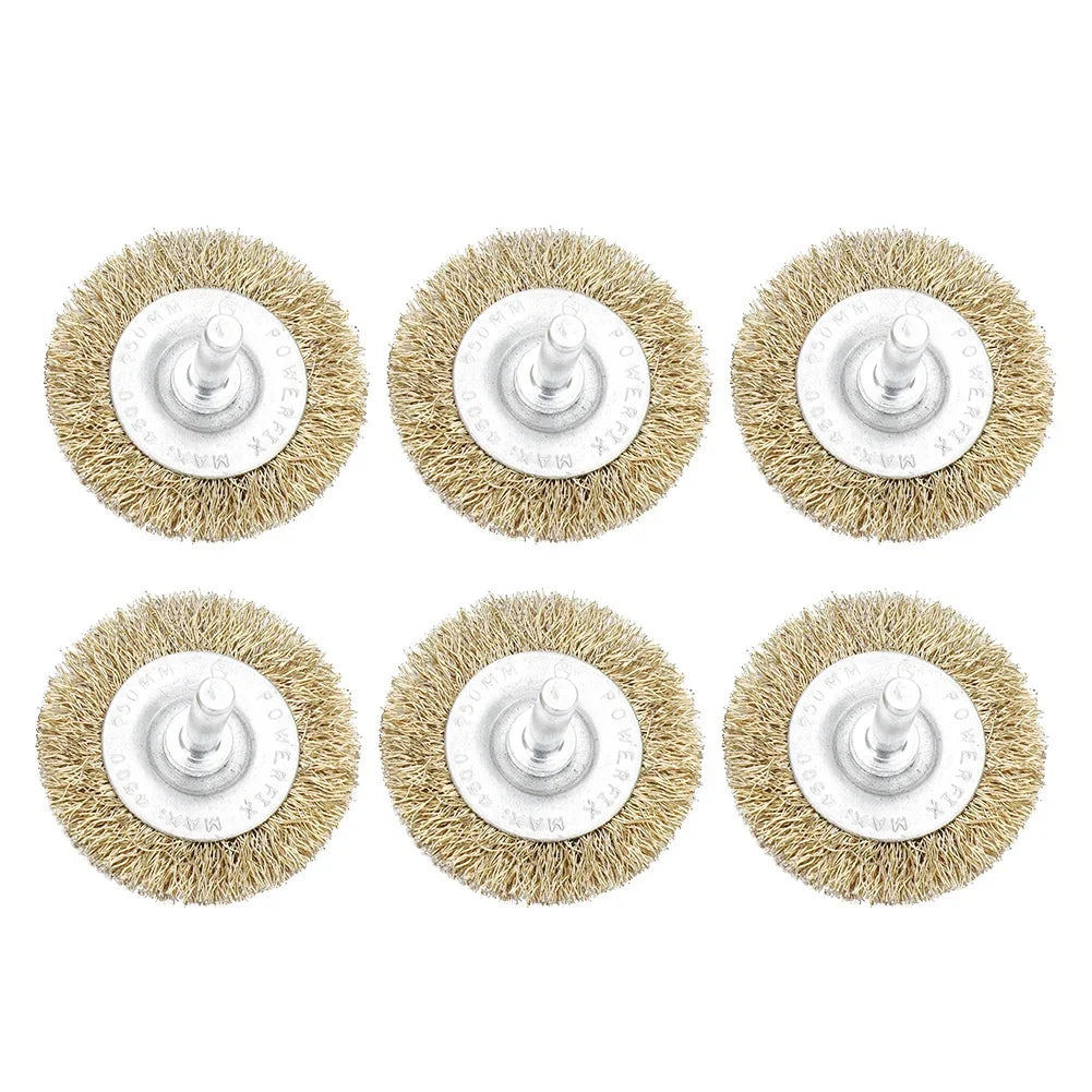Wire Brush Cup Flat Brushes Drill Wheel Tools