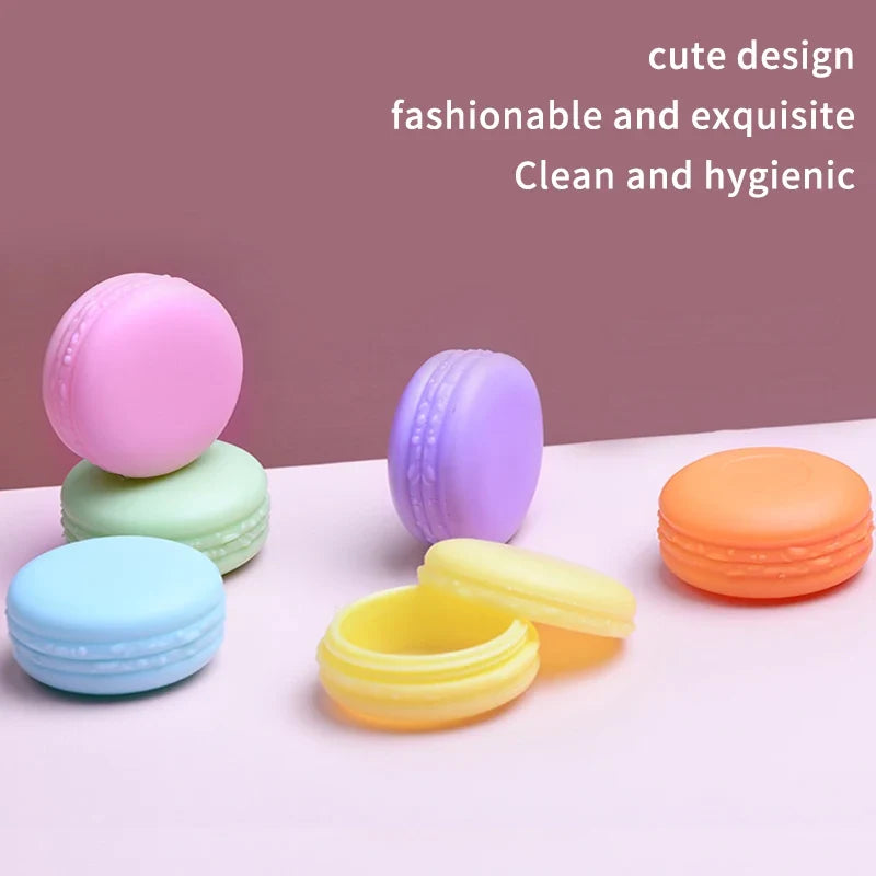5-Pack 10g Macaron Cream Jars | Travel Cosmetic Containers
