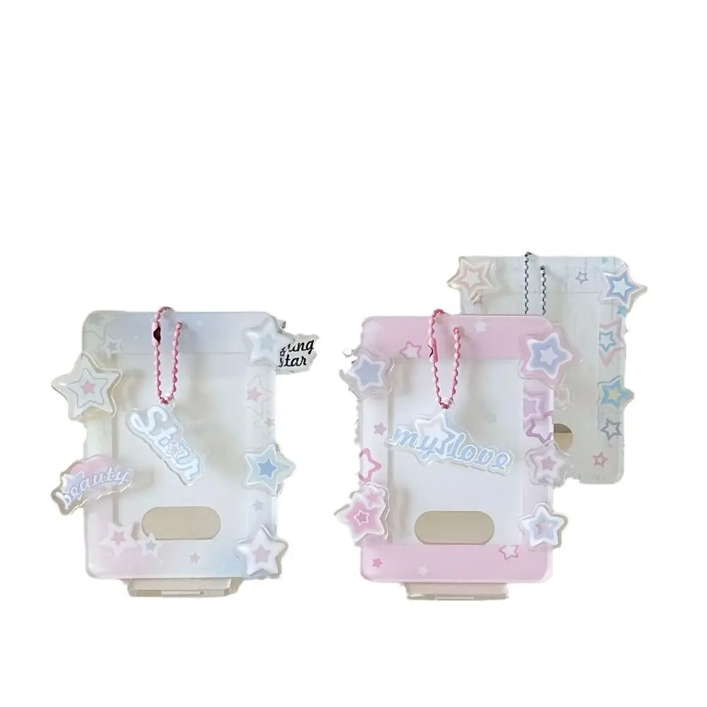 Korean Acrylic Idol Card Holder – Polaroid Photo Display Stand