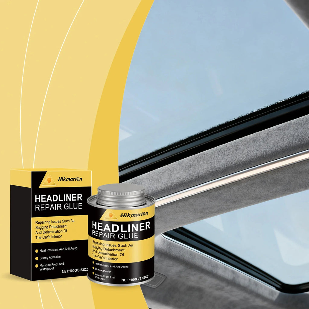 Car Headliner Repair Adhesive | Clear High-Temp Auto Fabric Glue