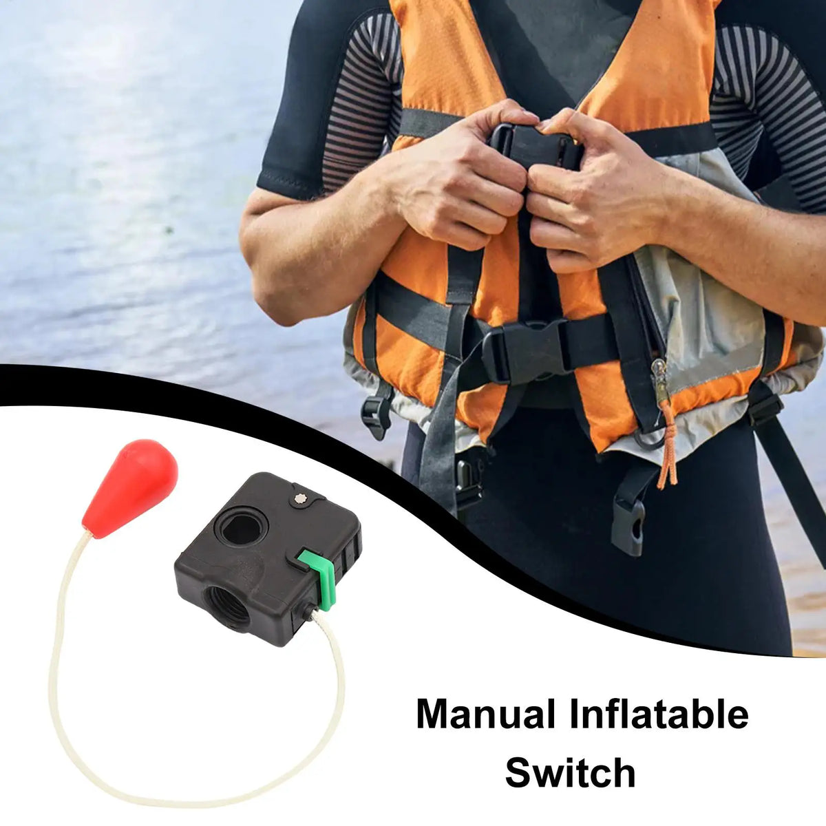 Inflatable Life Vest Automatic Inflator Device Jacket Inflation