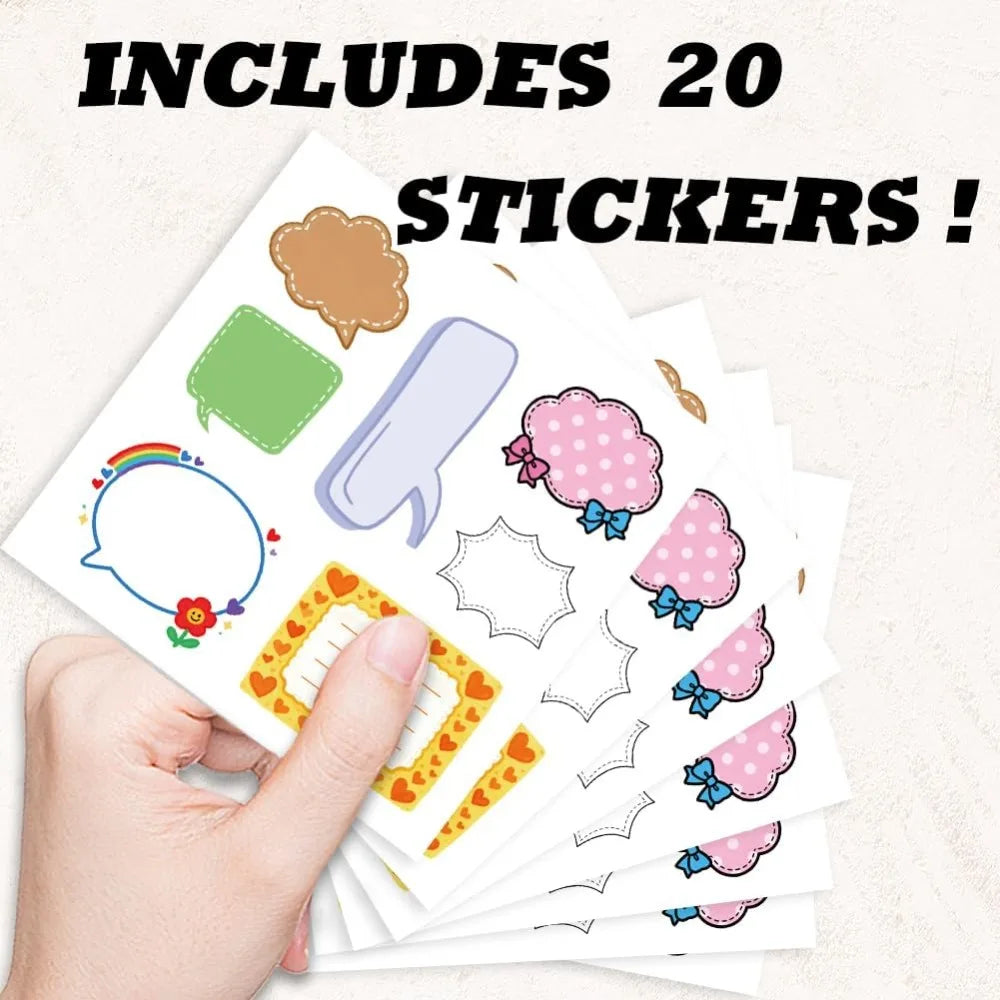 Farm Chicken Decorative Stickers – 140 Pcs Self-Adhesive 90mm