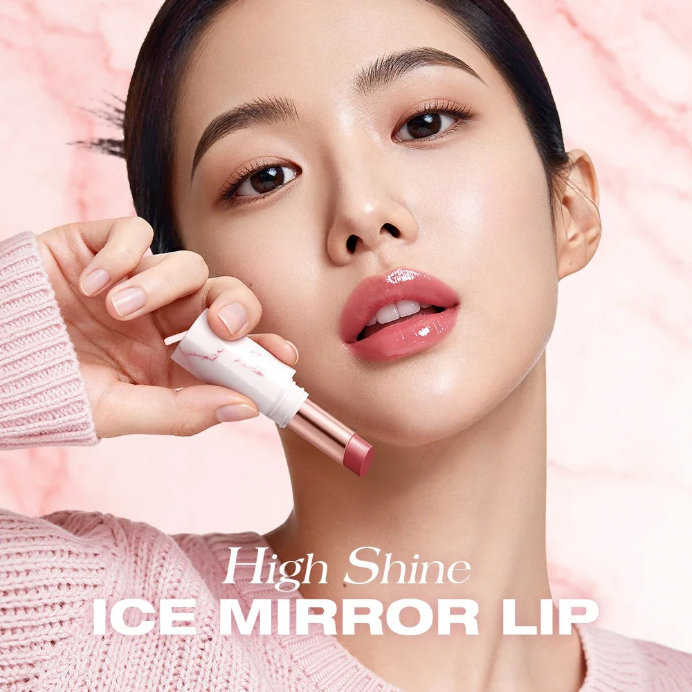 O.TWO.O Mirror Ice-Film Lip Glaze | 24H Glossy Lipstick