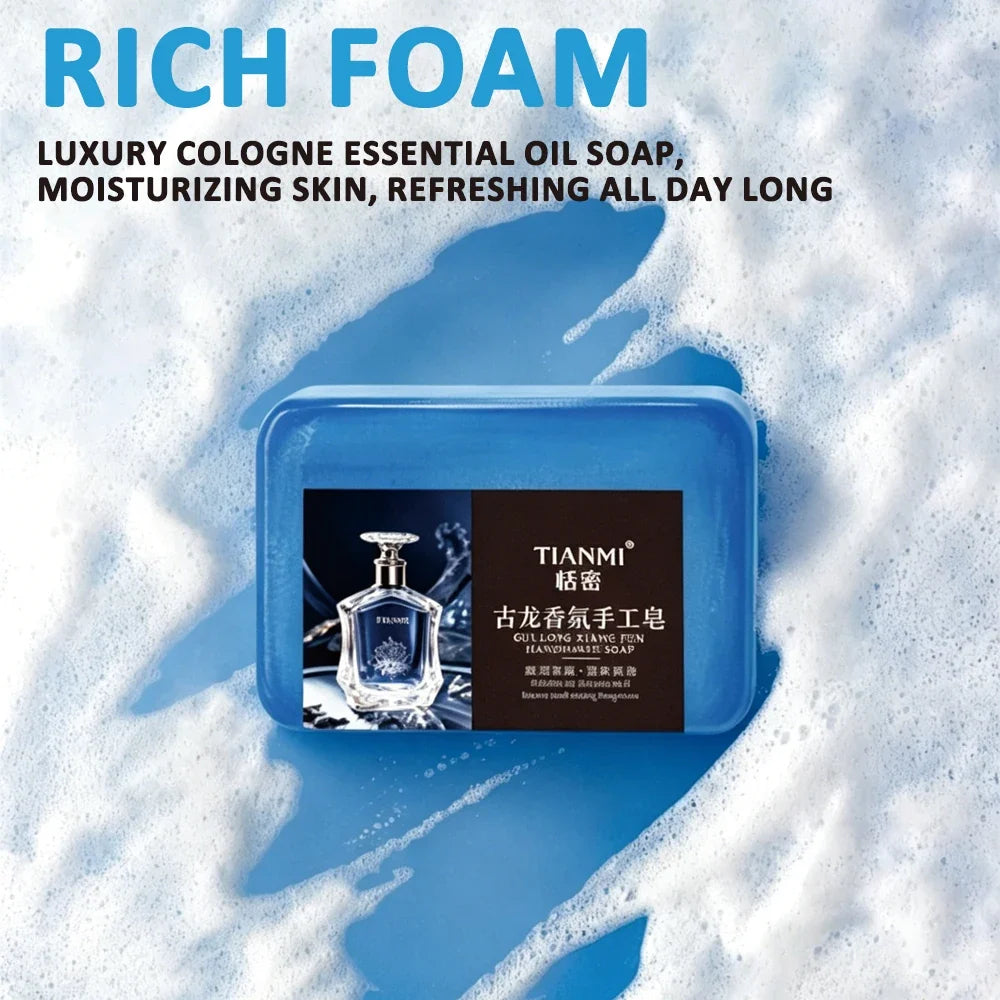 Men's 3-in-1 Handmade Soap Bar Set of 5 – Face, Hair & Body