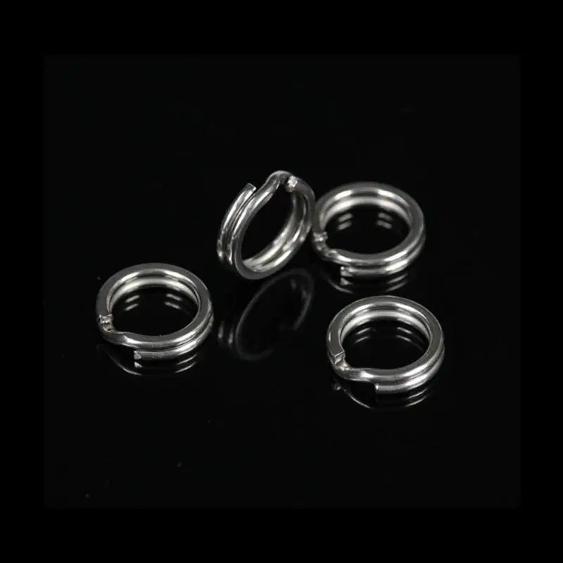 200 Pcs Stainless Steel Fishing Split Rings – Lure Connector Set