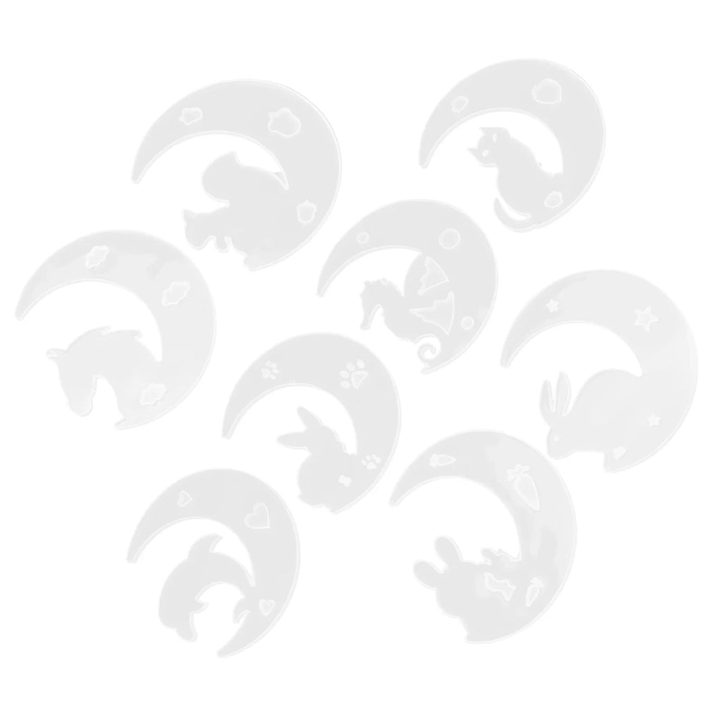 Crescents Moon Mold Silicone Resin Starter DIY Crystal Glue Ornaments