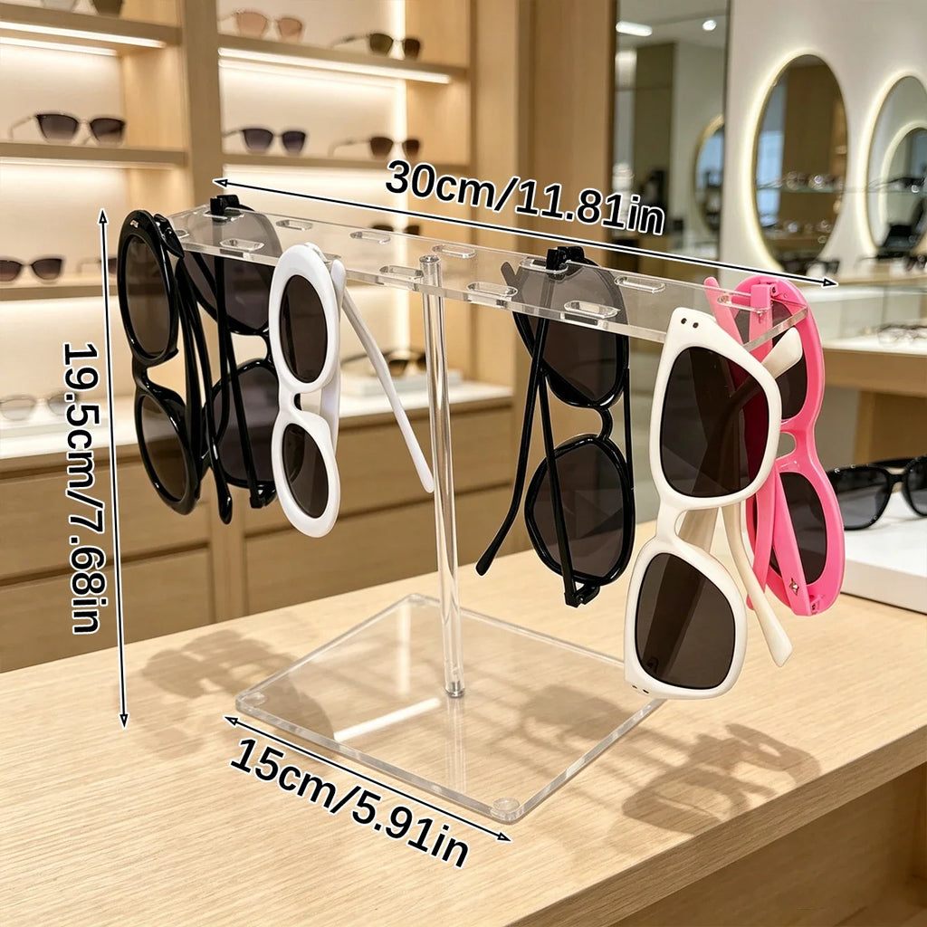 Desktop Acrylic Sunglasses Fashion Glasses Display Rack Portable