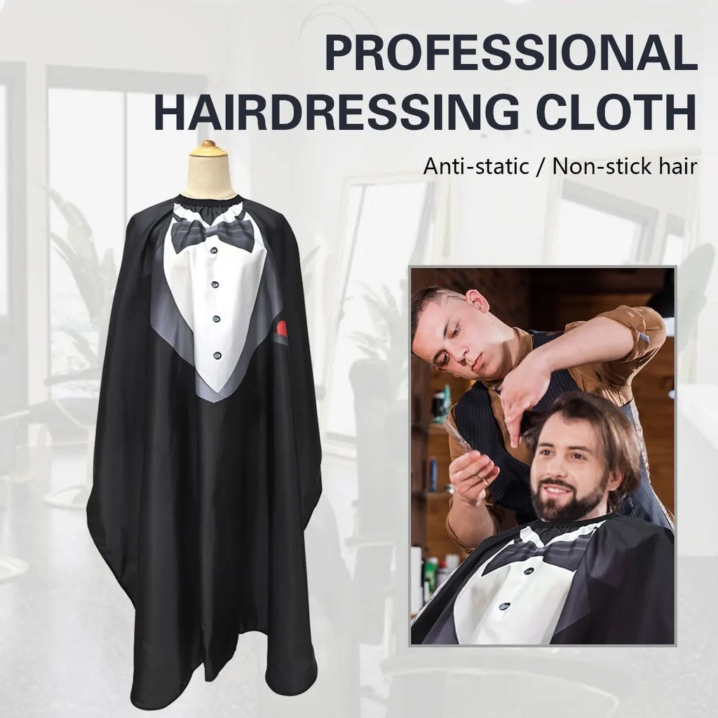 Waterproof Antistatic Salon Barber Cape | Western Pattern Hair Cape