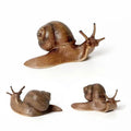 Realistic PVC Snail Animal Model | Kawaii Miniature Garden Decor
