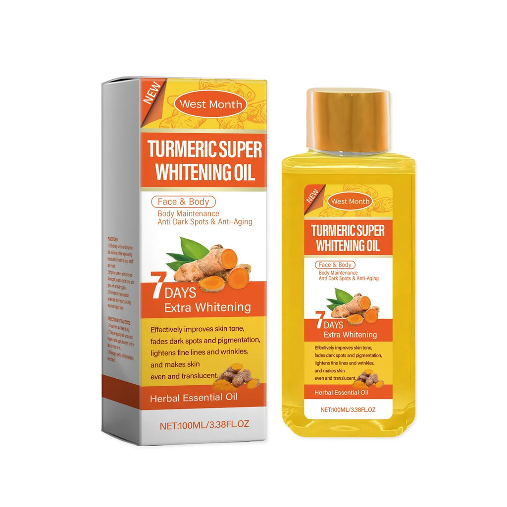 Turmeric Body Oil – Brightening & Moisturizing Skin Oil 100ml