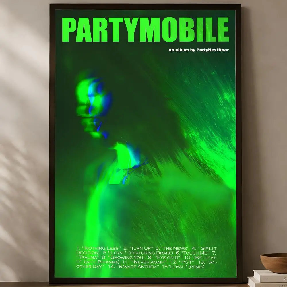 PARTYNEXTDOOR Self-Stick HD PVC Wall Poster – Waterproof