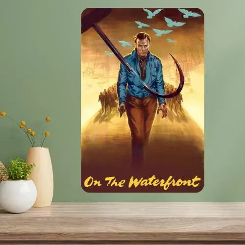 On the Waterfront Classic Movie Metal Poster Sign