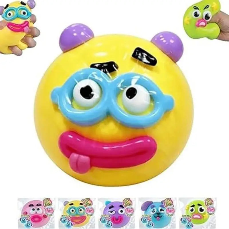 Slow Rise Squeeze Toy – Cute Dog Face Smusher Sensory Ball