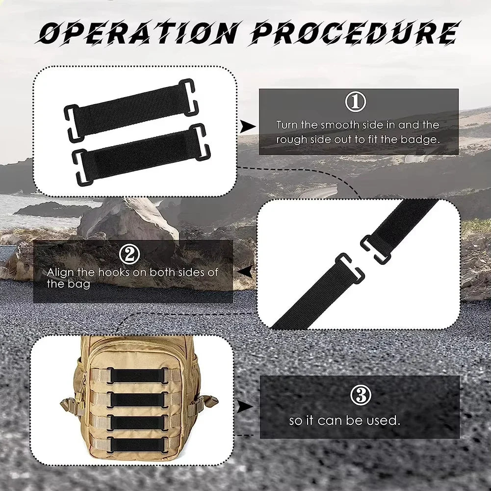 Nylon Tactical MOLLE Patch Panel Board | Backpack Hunting Display