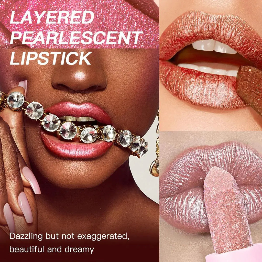 USHAS Pearlescent Matte Lipstick – Waterproof & Non-Stick