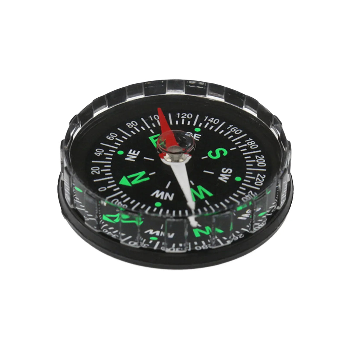 Handheld Magnetic Compass – Serrated Edge Outdoor Navigation