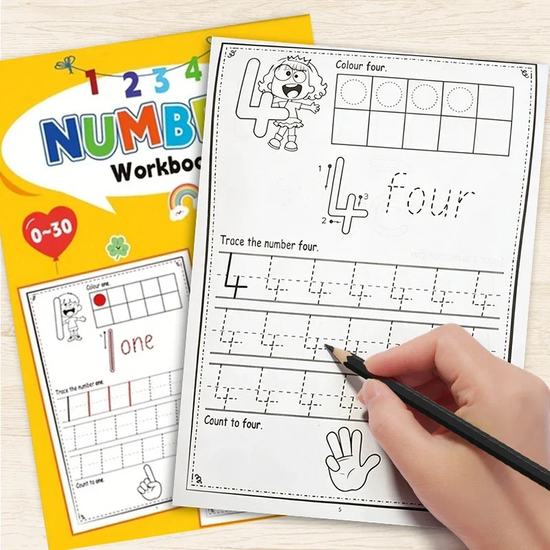 0-30 Digital Specialized Workbook Focusing Practice Correct Writing