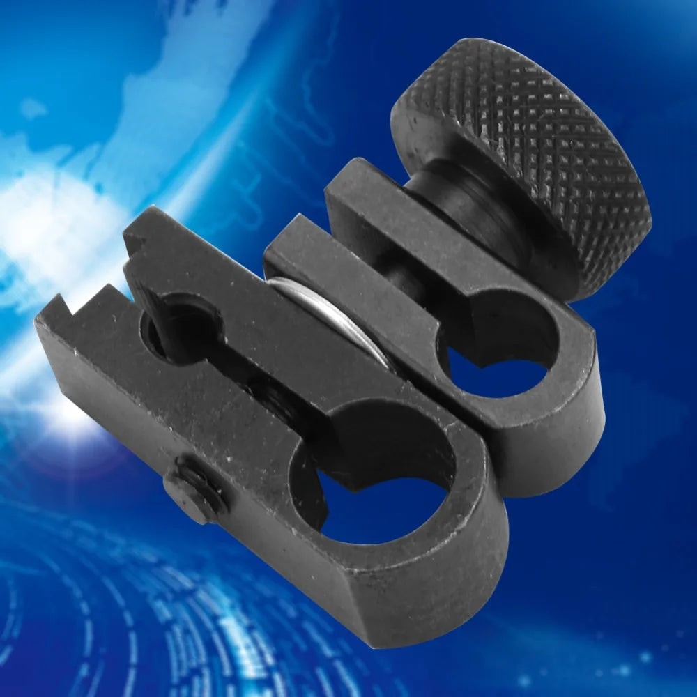 Diameter Hole Dial Indicator Clamp Chuck Black Carbon Steel Swivel