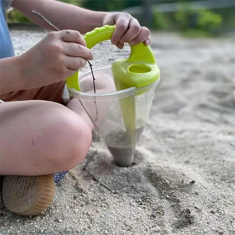 Beach Children Wash Sand Overflow Funnel Outdoor Family Sandhopper